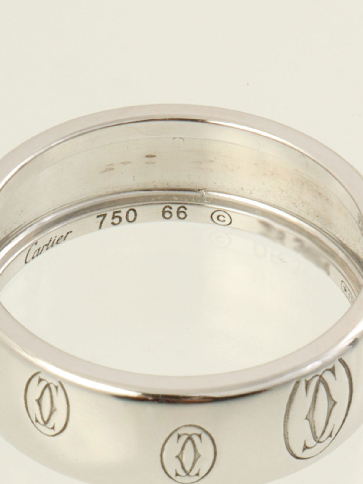 18K Happy Birthday Ring in White Gold