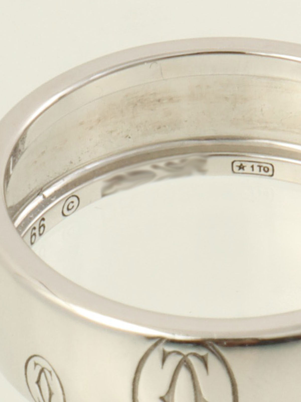 18K Happy Birthday Ring in White Gold