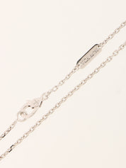 18K Diamond De Papillon Necklace in Silver