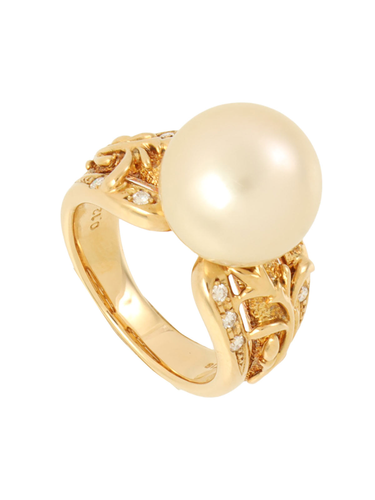 18Kダイヤモンドタサキリング ゴールド