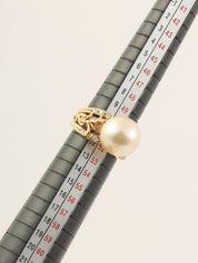 18K 钻石 TASAKI 戒指 #60.5 金