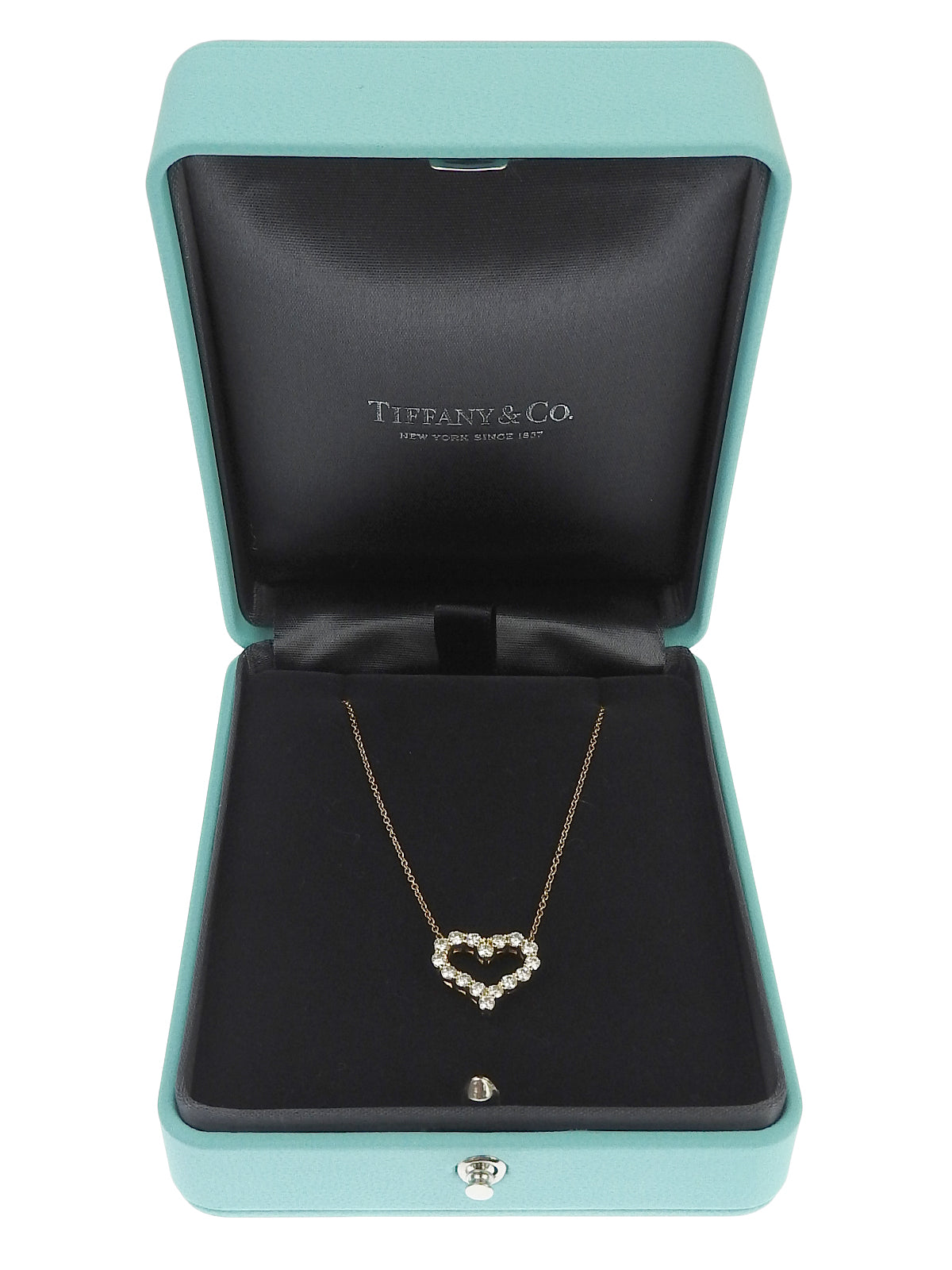 18K Gold Diamond Sentimental Heart Necklace