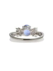 プラチナダイヤモンドリング シルバー/ブルー