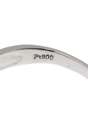 プラチナダイヤモンドリング シルバー/ブルー