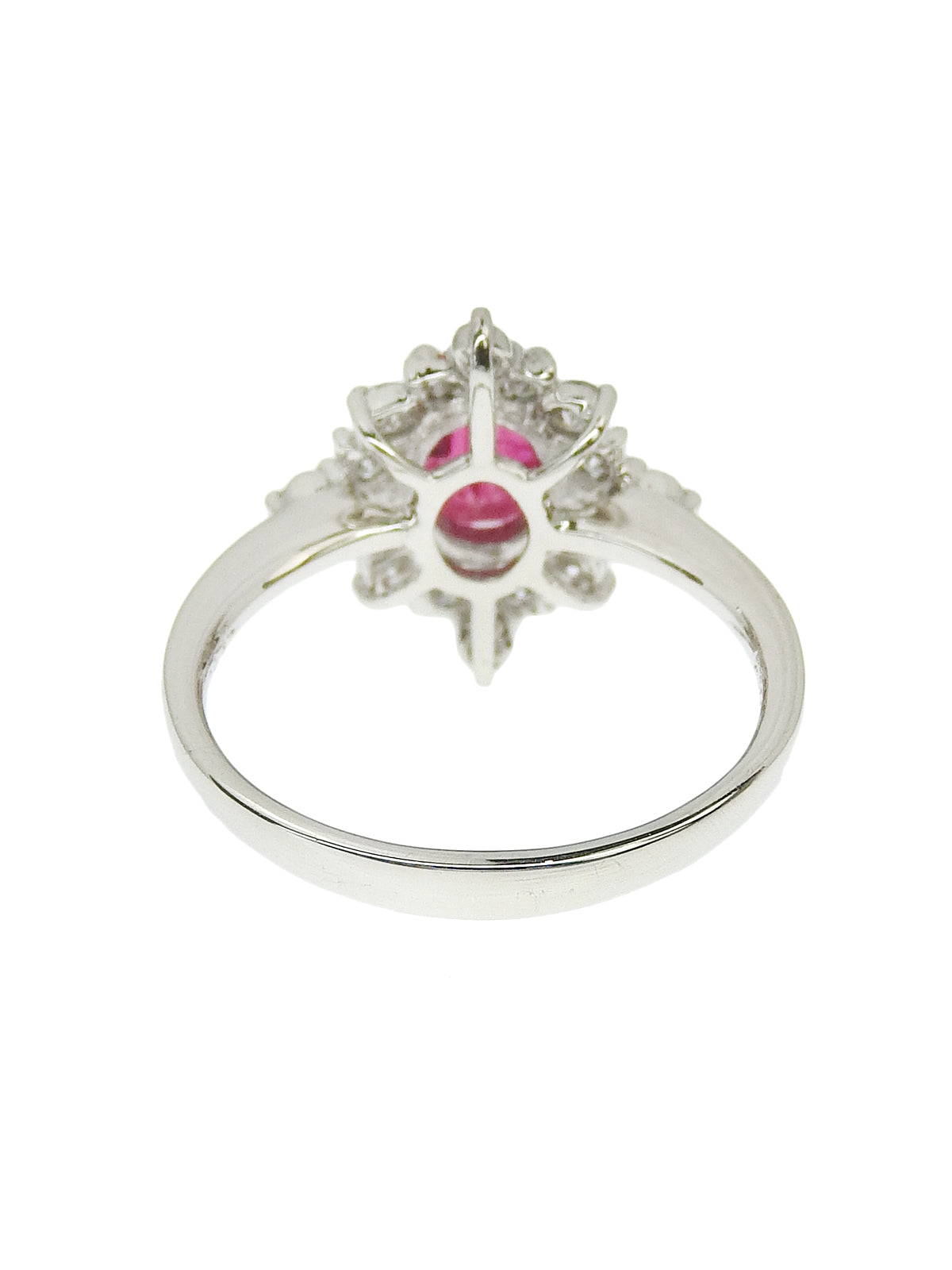 プラチナルビーダイヤモンドリング ゴールド/ルビー