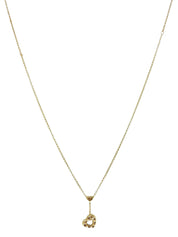 18K Gold Diamond Heart Motif Necklace