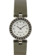 18Kブラックダイヤベゼルビーゼロワンウォッチ シルバー/カーキ