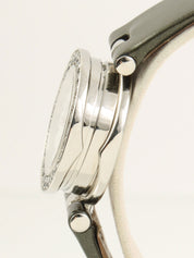 18Kブラックダイヤベゼルビーゼロワンウォッチ シルバー/カーキ