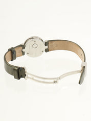 18Kブラックダイヤベゼルビーゼロワンウォッチ シルバー/カーキ