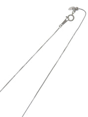 18K Aquamarine Diamond Necklace in Silver/Light Blue