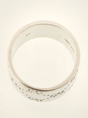 18K Icon Wide Ring Silver