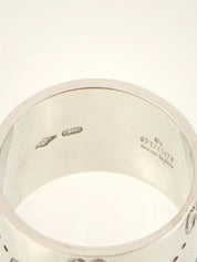 18K Icon Wide Ring Silver