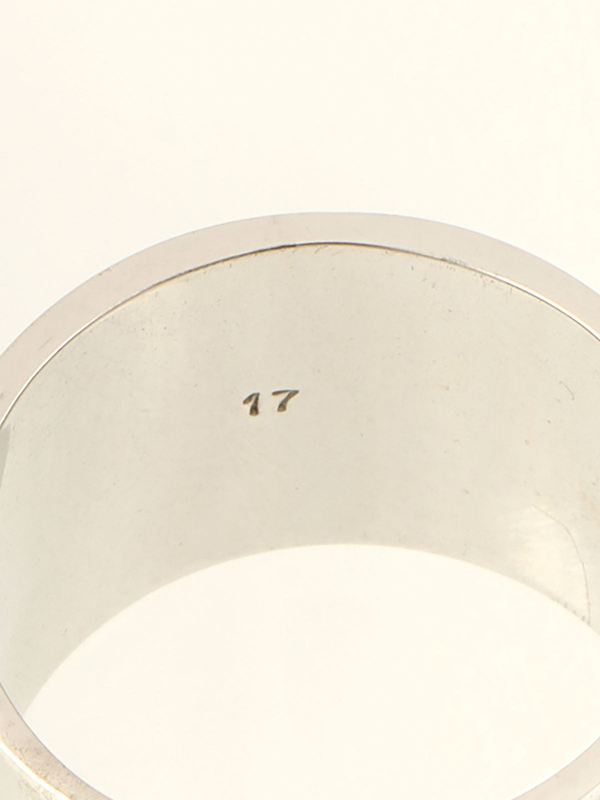 18Kアイコンワイドリング シルバー