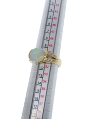 18K Gold/Multi Opal Diamond Ring
