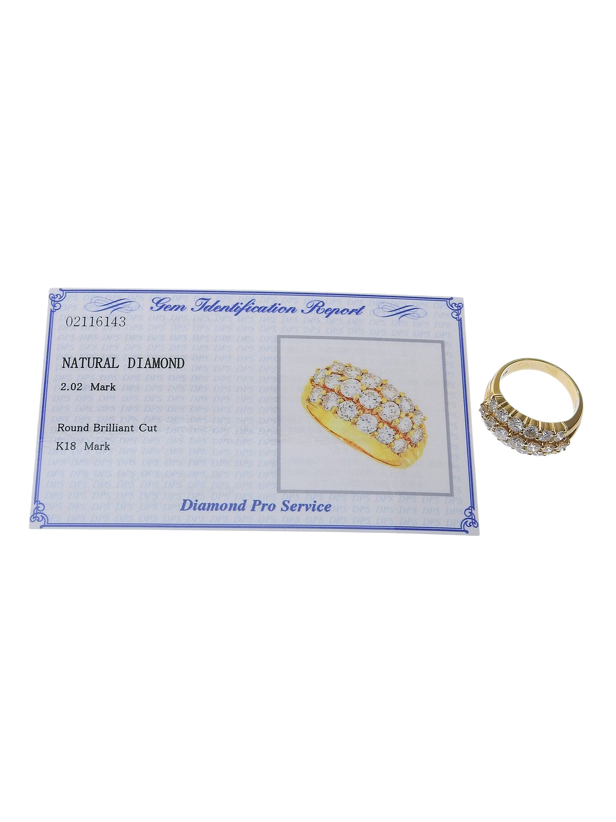 18K黄金钻石戒指