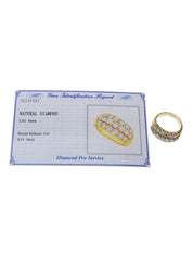 18K Yellow Gold Diamond Ring
