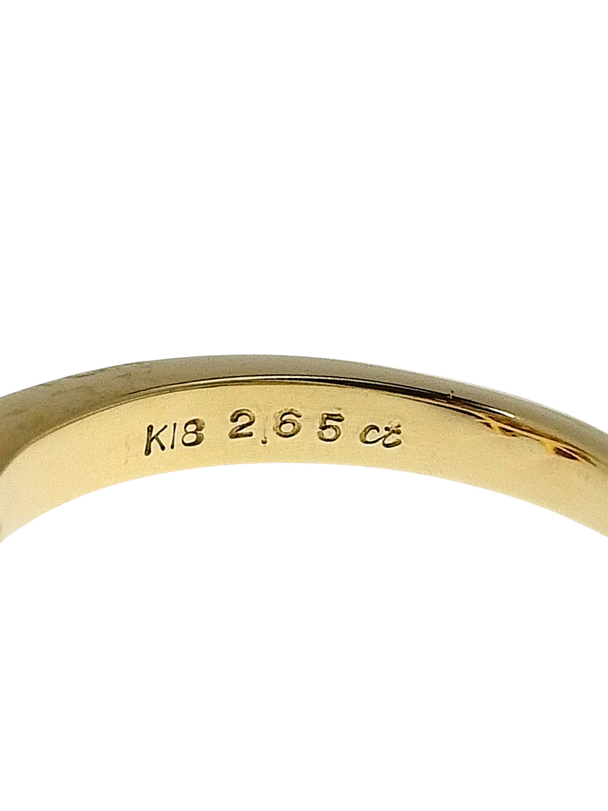 18K 紫水晶钻石花形戒指（金色/紫色）