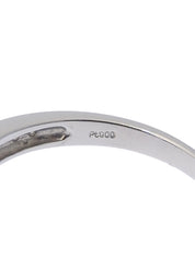 プラチナダイヤモンドタンザナイトリング シルバー/ブルー