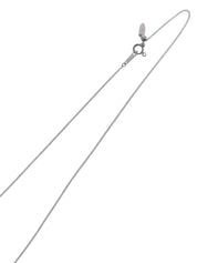 プラチナルビーダイヤモンドネックレス シルバー/チェリーレッド