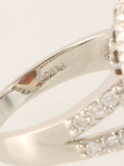 プラチナオパールダイヤモンドリング シルバー/マルチ