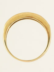 18Kグリーンガーネットダイヤモンドリング グリーン/ゴールド