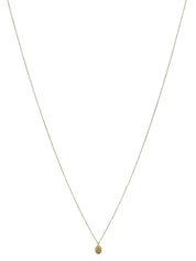 18K Gold Diamond Teardrop Necklace