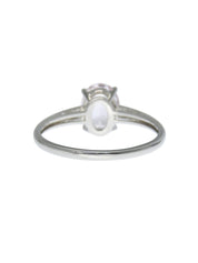 プラチナモルガナイトダイヤモンドリング シルバー/ピンク