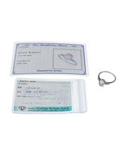 プラチナモルガナイトダイヤモンドリング シルバー/ピンク