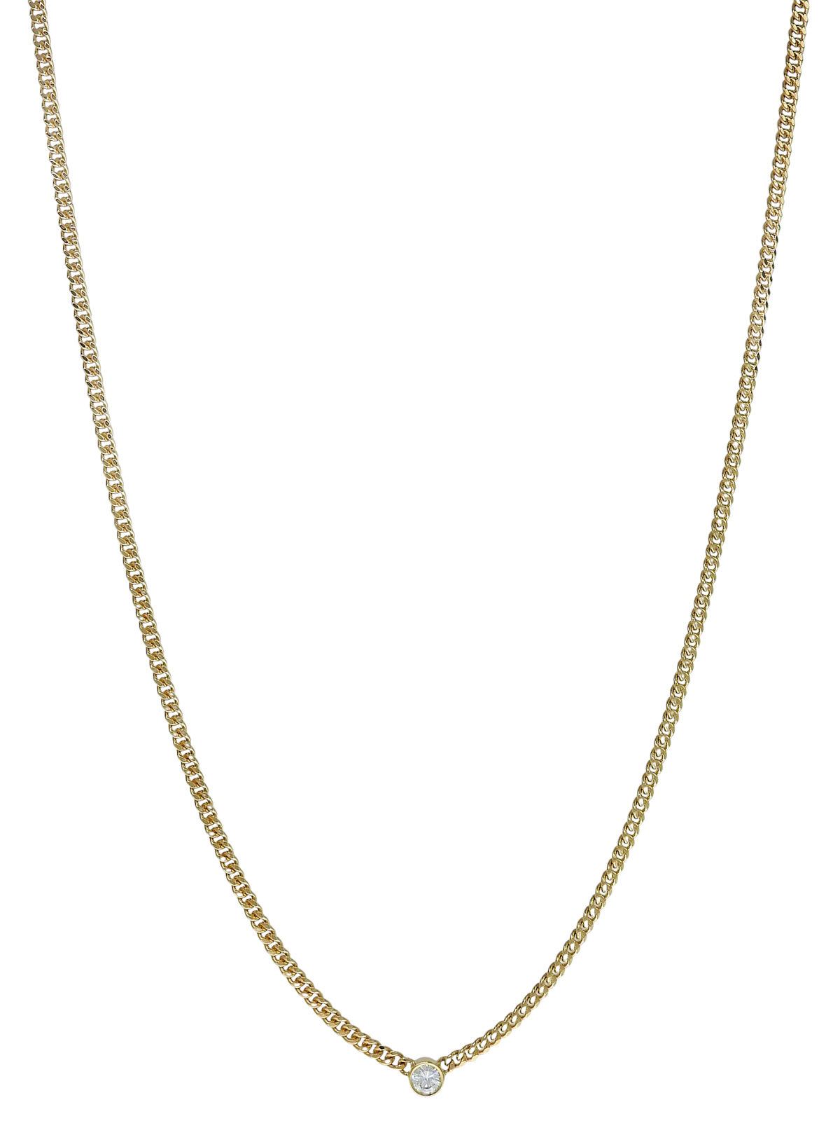 18K Gold Diamond Necklace