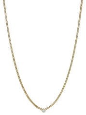 18K Gold Diamond Necklace