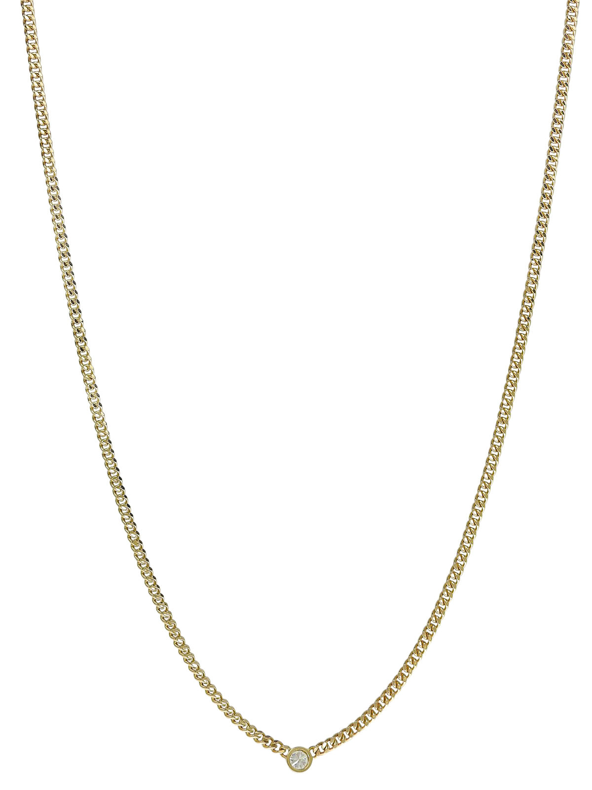 18K Gold Diamond Necklace