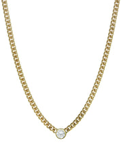 18Kダイヤモンドネックレス ゴールド