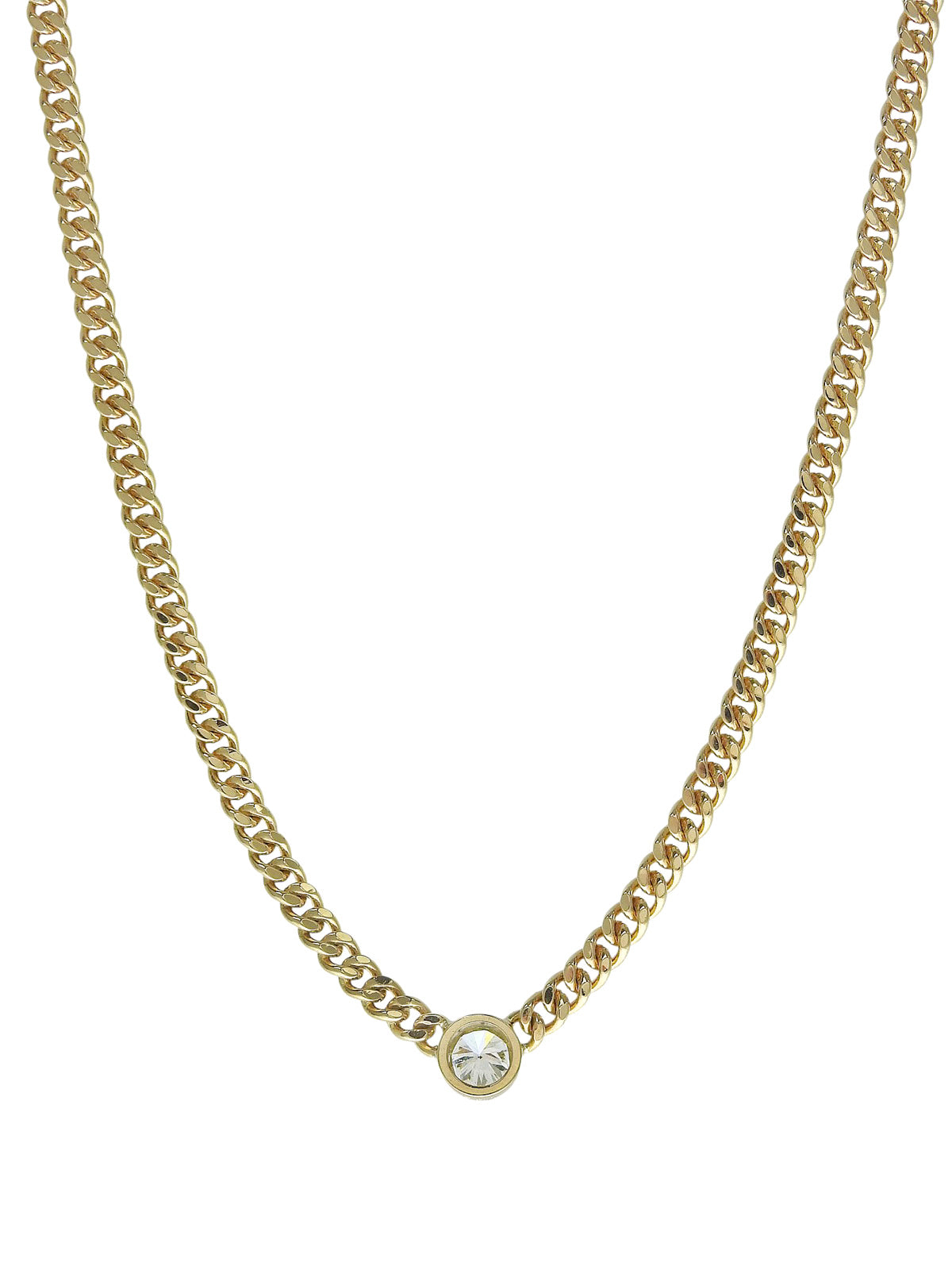 18K Gold Diamond Necklace