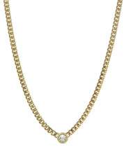 18K Gold Diamond Necklace