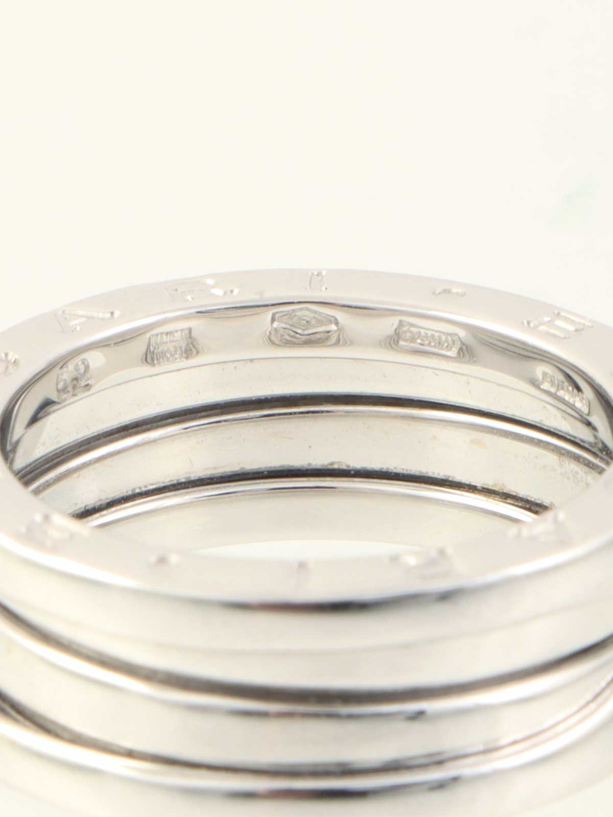 18Kビーゼロワンリング シルバー