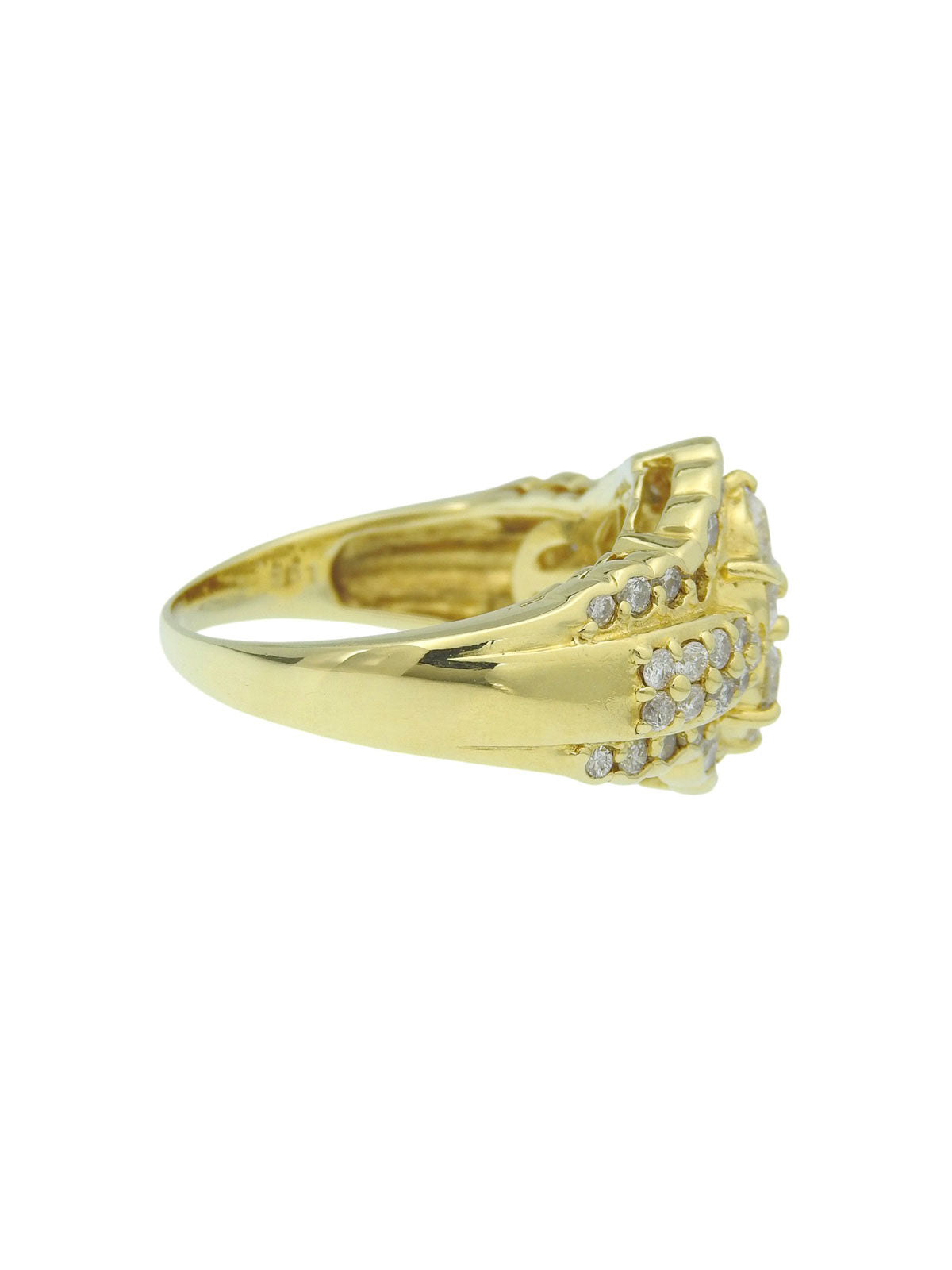 18K Gold Diamond Ring
