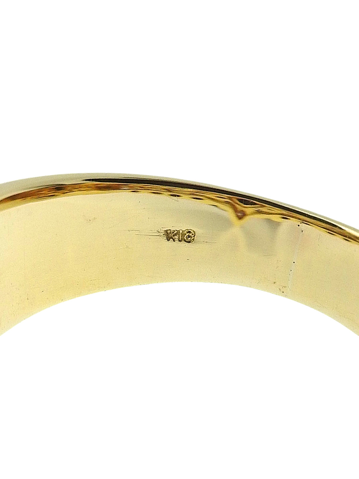 18K Sapphire and Diamond Design Ring in Gold/Blue