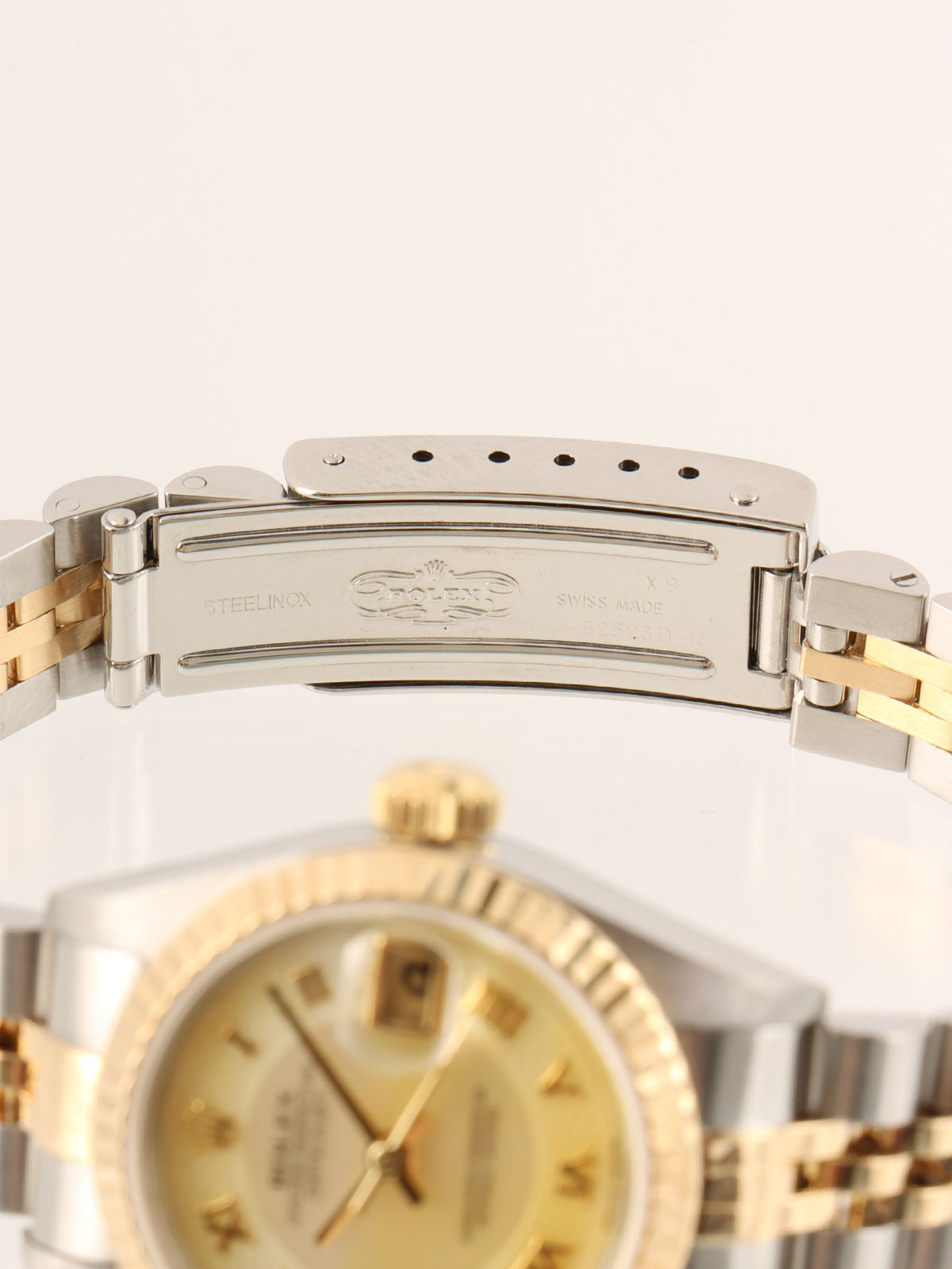 1998～1999年頃製 オイスターパーペチュアルデイトジャスト シルバー/ゴールド/シェルイエロー