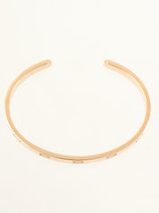 18Kラブオープンブレスレット ピンクゴールド