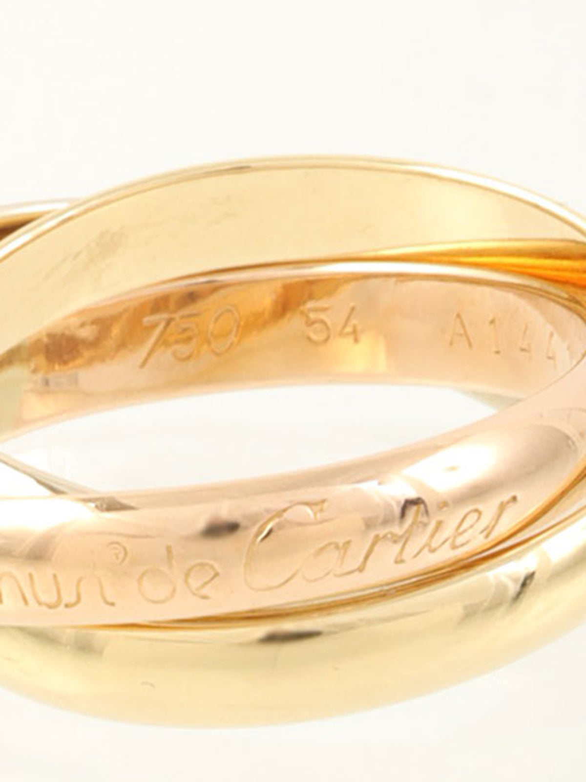 18Kトリニティリング イエローゴールド/ピンクゴールド/ホワイトゴールド