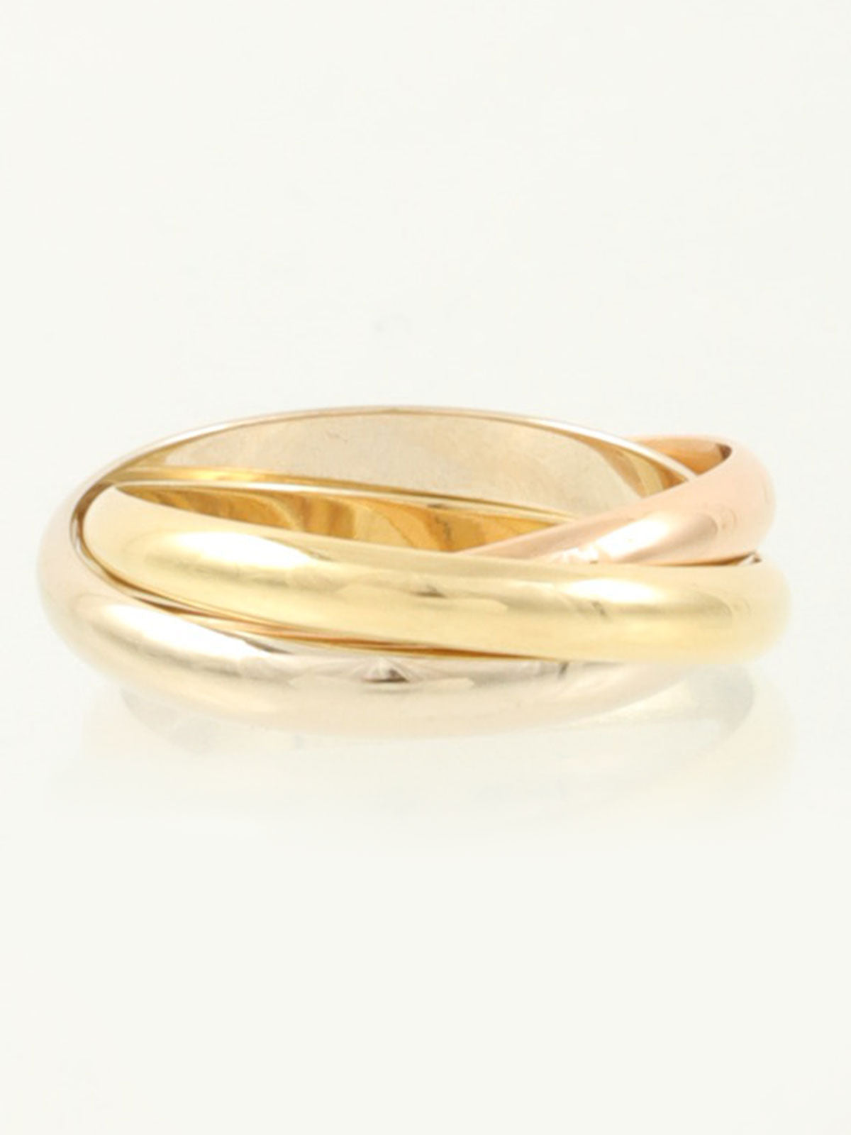 18Kトリニティリング イエローゴールド/ピンクゴールド/ホワイトゴールド