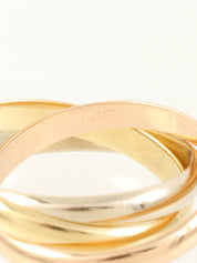 18Kトリニティリング イエローゴールド/ピンクゴールド/ホワイトゴールド