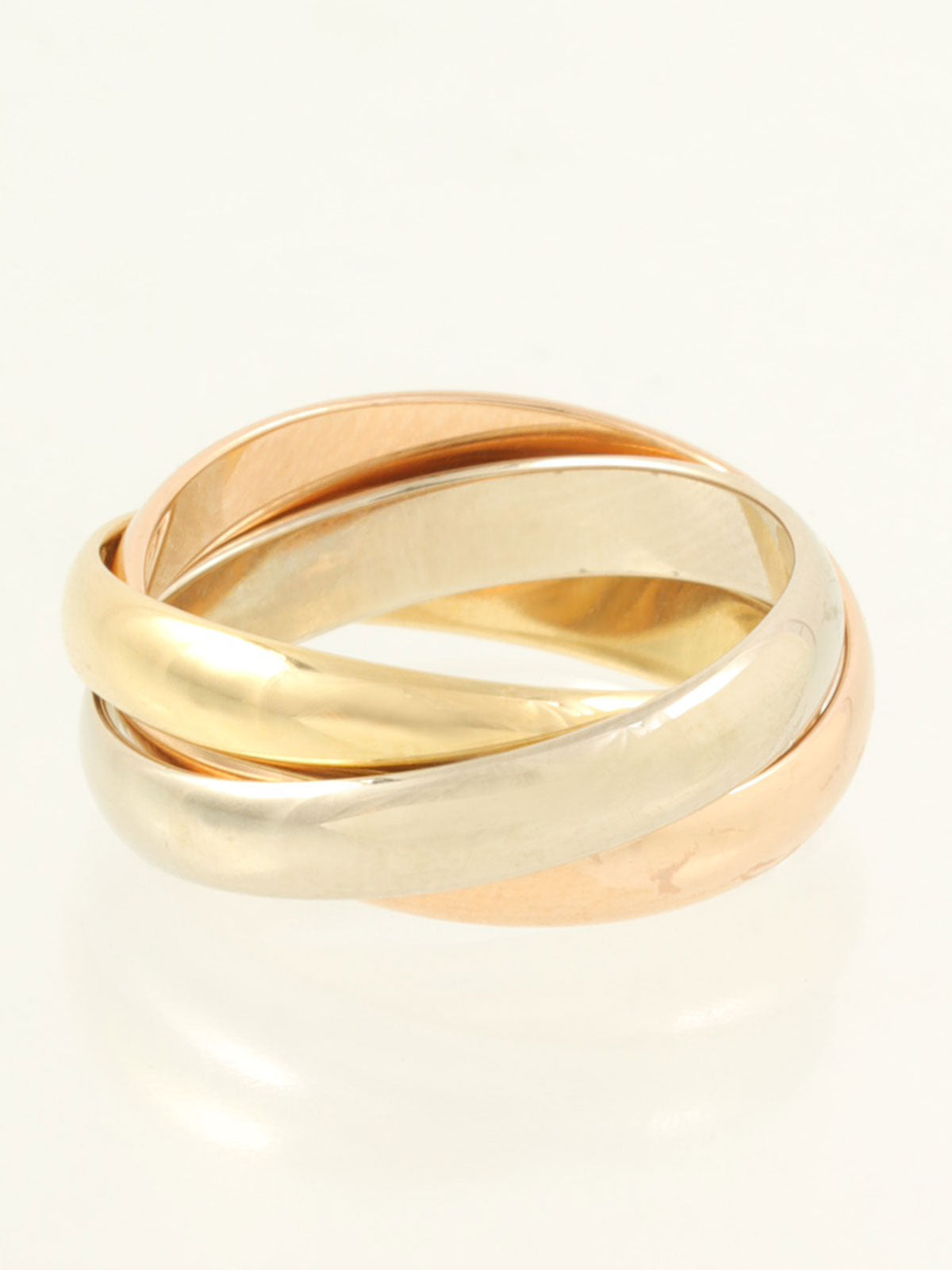 18Kトリニティリング イエローゴールド/ピンクゴールド/ホワイトゴールド