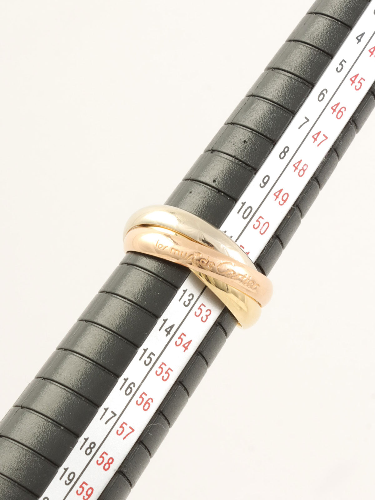 18K黄金/玫瑰金/白金三位一体戒指