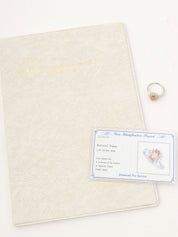 プラチナトパーズダイヤモンドリング シルバー/オレンジ #13