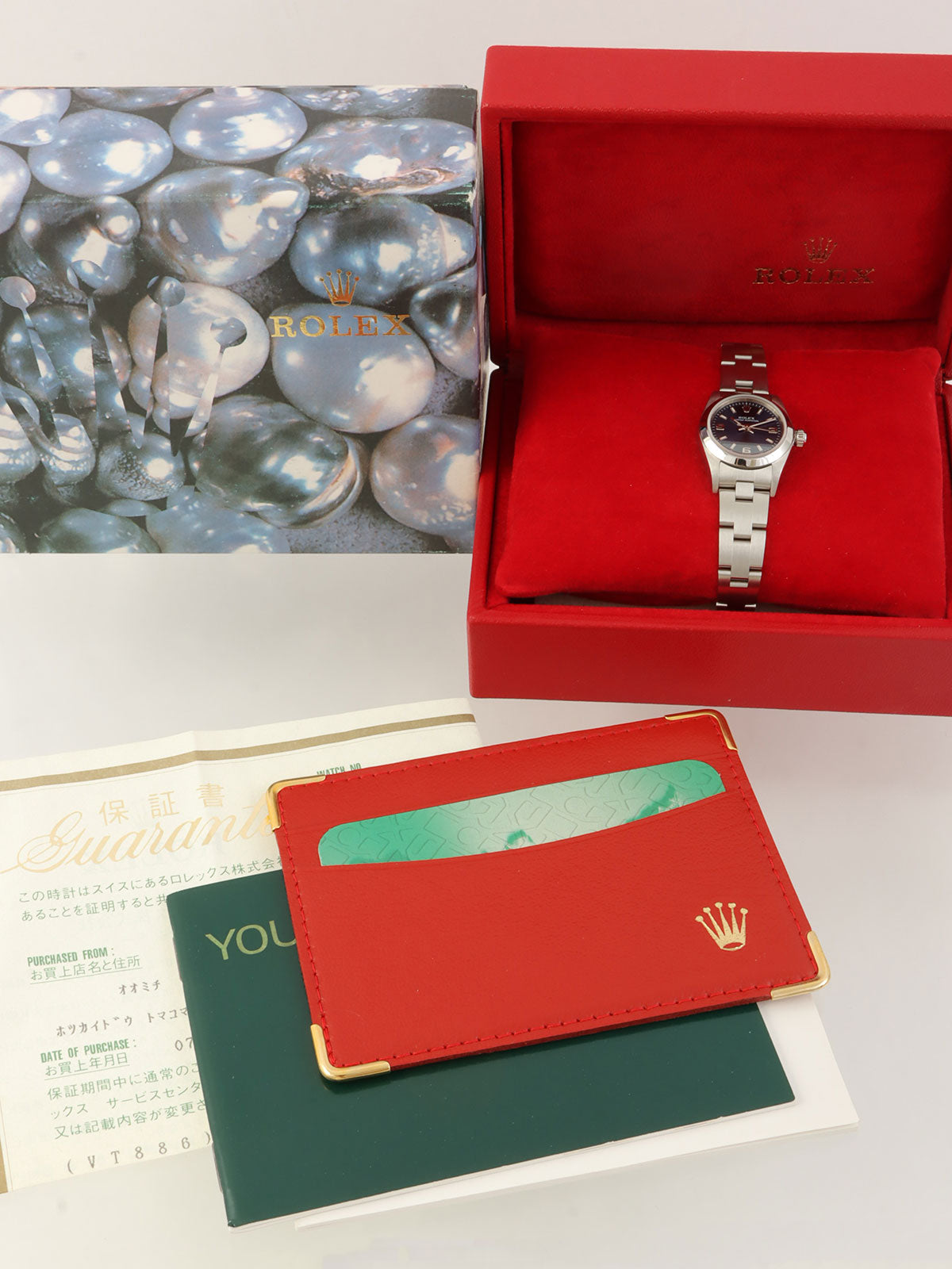 2001年頃製 オイスターパペチュアル シルバー/ネイビー