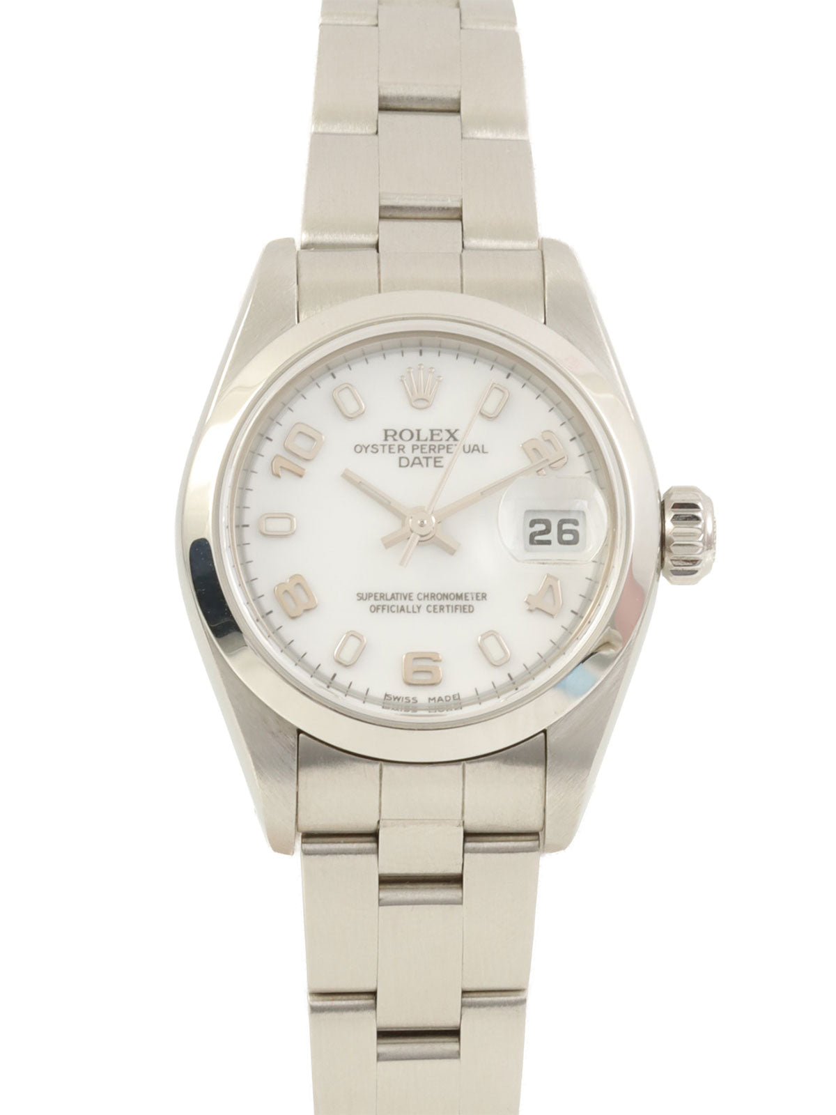 Circa 2002 Oyster Perpetual Date Silver/White