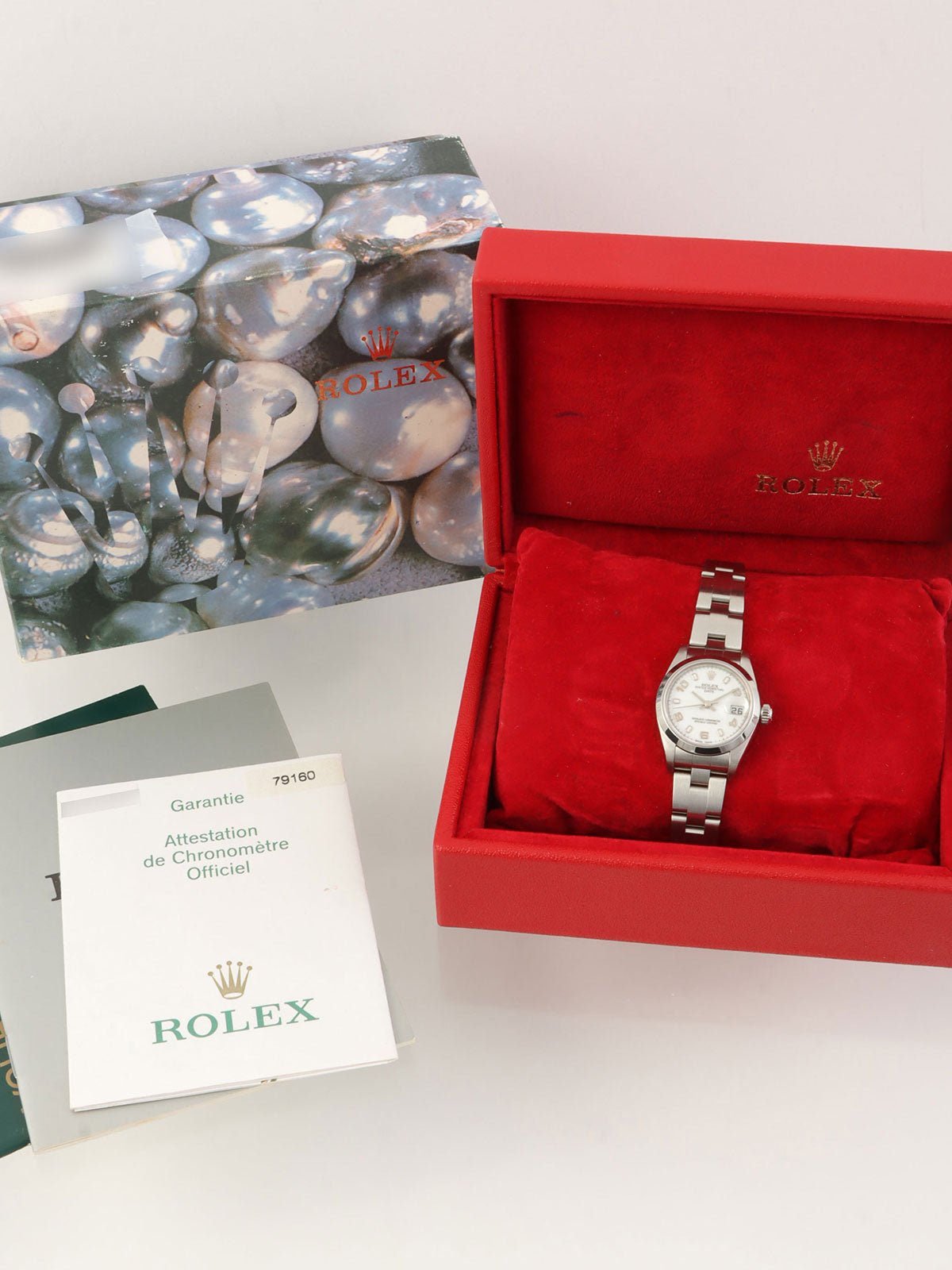 Circa 2002 Oyster Perpetual Date Silver/White