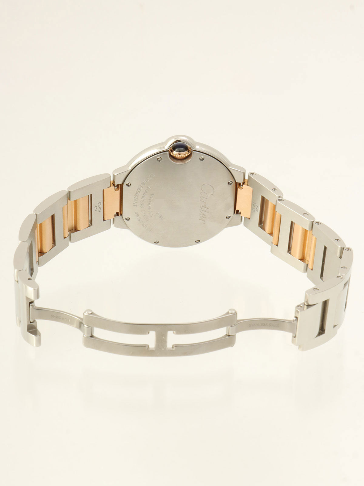 バロンブルーMM 36mm W6920033 自動巻き ピンクシェル