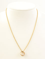 18Kベビートリニティネックレス ホワイトゴールド/イエローゴールド/ピンクゴールド